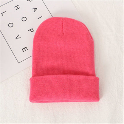Knit Beanie for Fall and Winter in Candy Colors