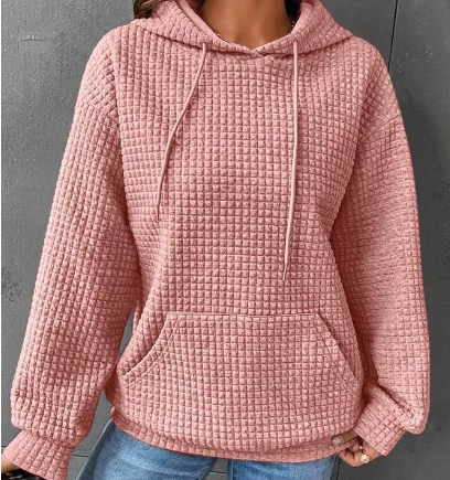 Ladies' Relaxed Solid Long-Sleeve Sweater