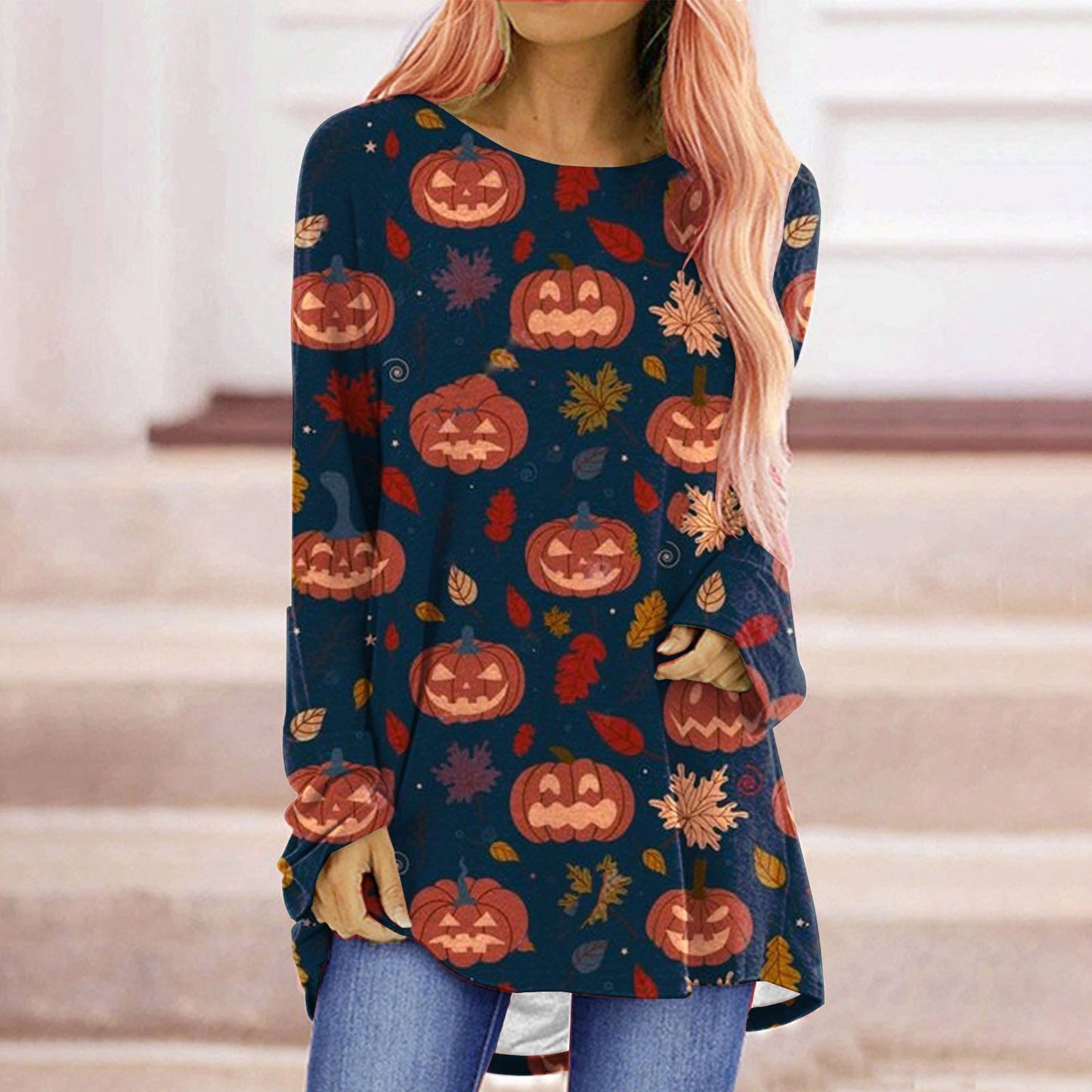 Halloween Spirit Women's Long-Sleeve Tee