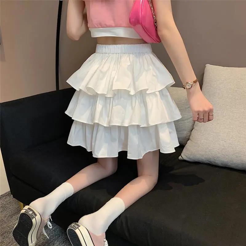 Large Summer Fluffy Frills Cake Skirt
