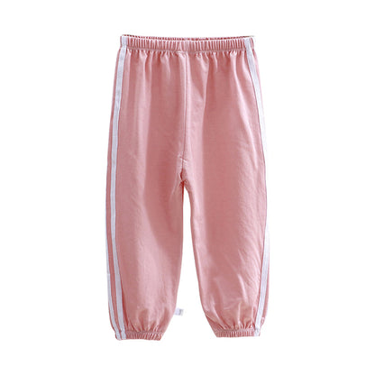 Striped Sporty Kids Harem Trousers