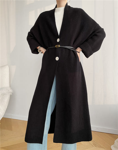Women's Chic Mid-Length Cardigan