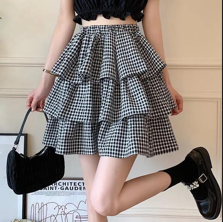 Large Summer Fluffy Frills Cake Skirt