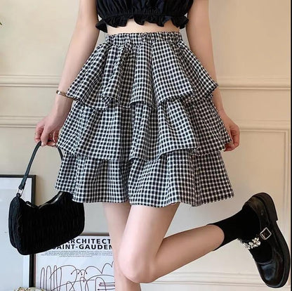 Large Summer Fluffy Frills Cake Skirt