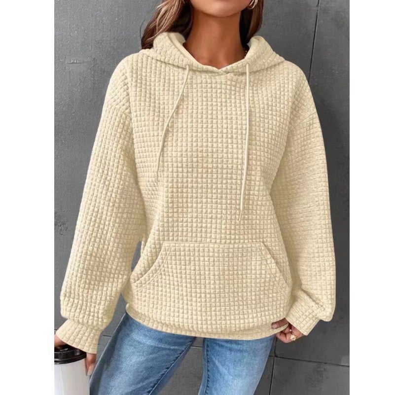 Ladies' Relaxed Solid Long-Sleeve Sweater