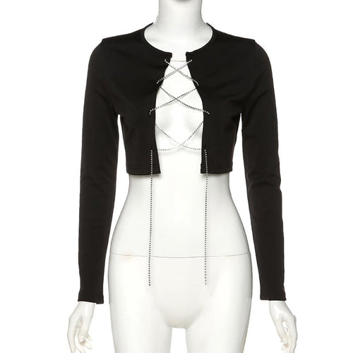Women's Long Sleeve Crop Tee