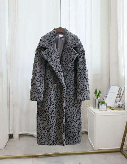 Chic Shearling Loose Overcoat