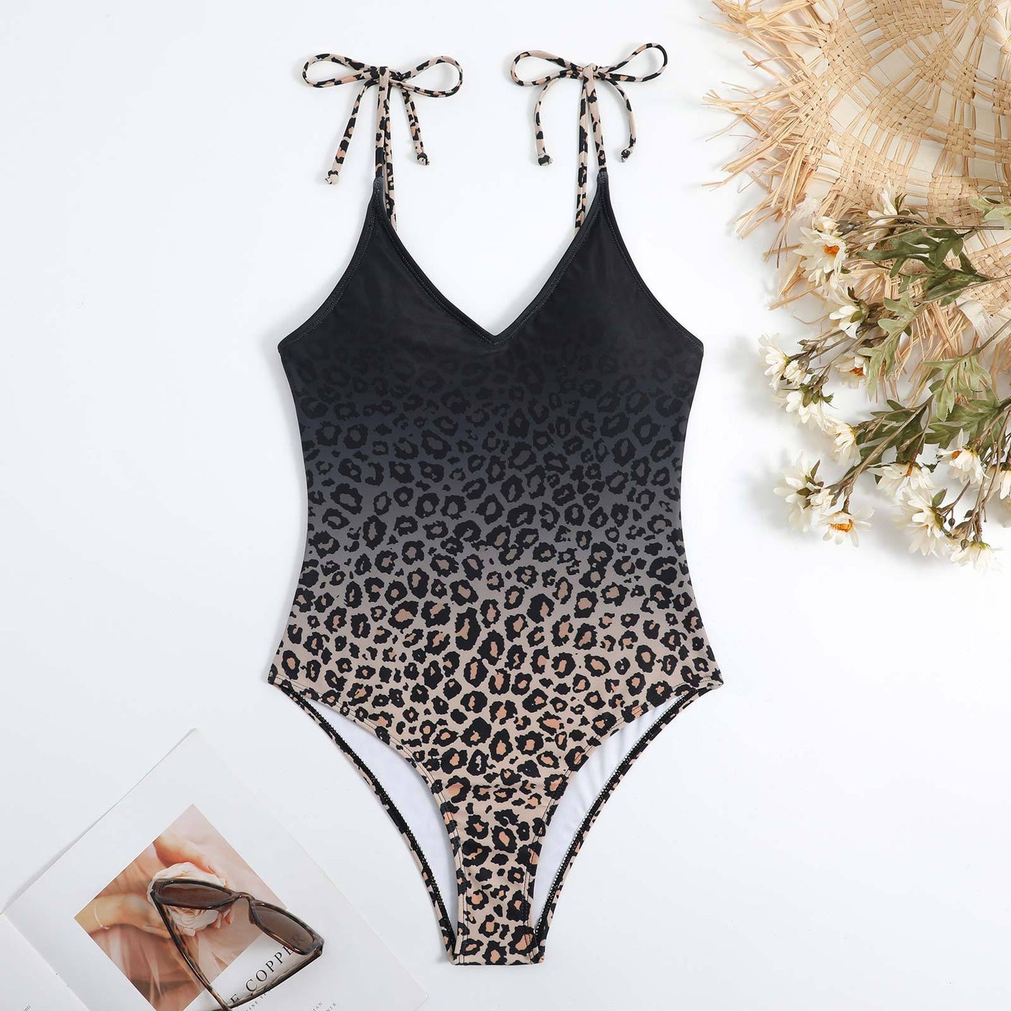 Sleek Floral Beach Bodysuit