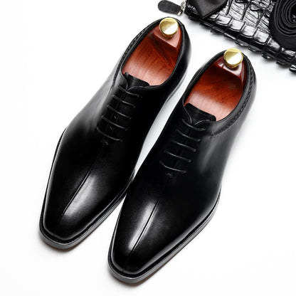 Elegant Korean Men’s Leather Dress Shoes