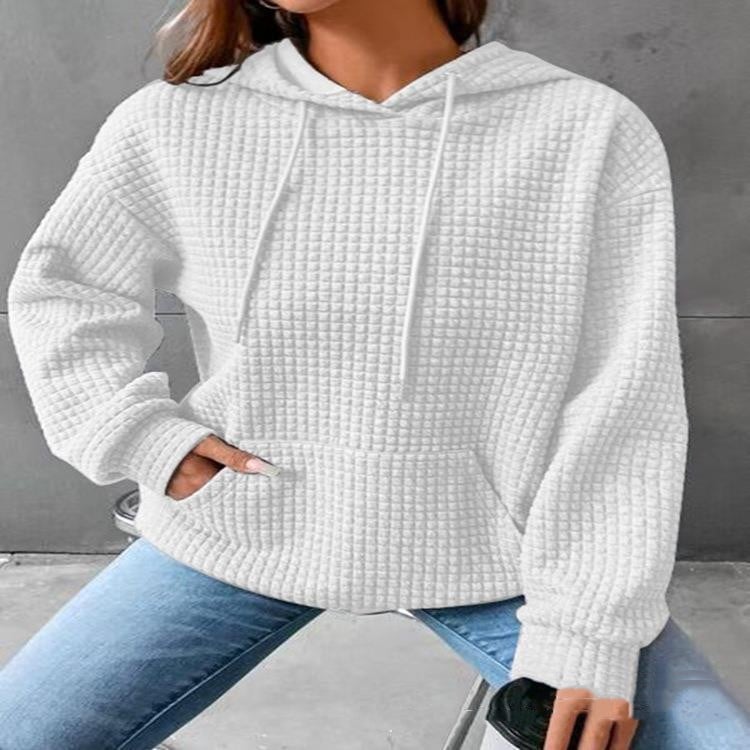 Ladies' Relaxed Solid Long-Sleeve Sweater