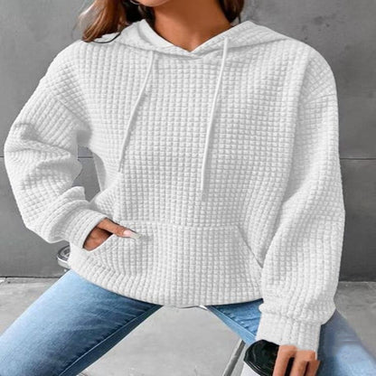 Ladies' Relaxed Solid Long-Sleeve Sweater