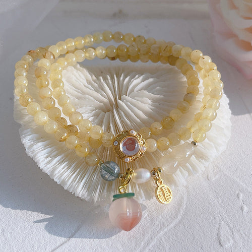 Stylish Gold Crystal Accessory