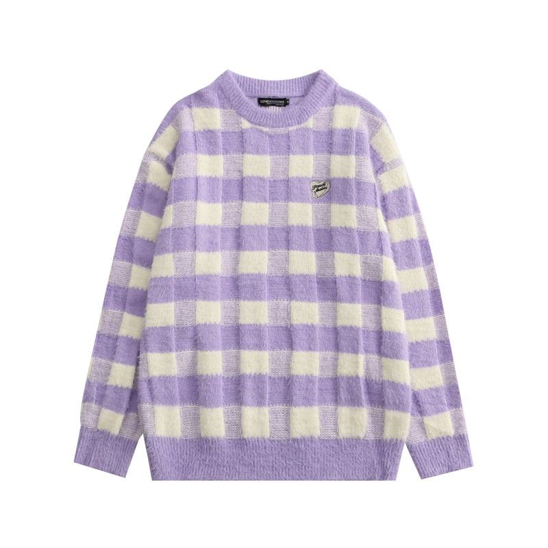 Dual-Tone Mink Fur Leisure Sweater