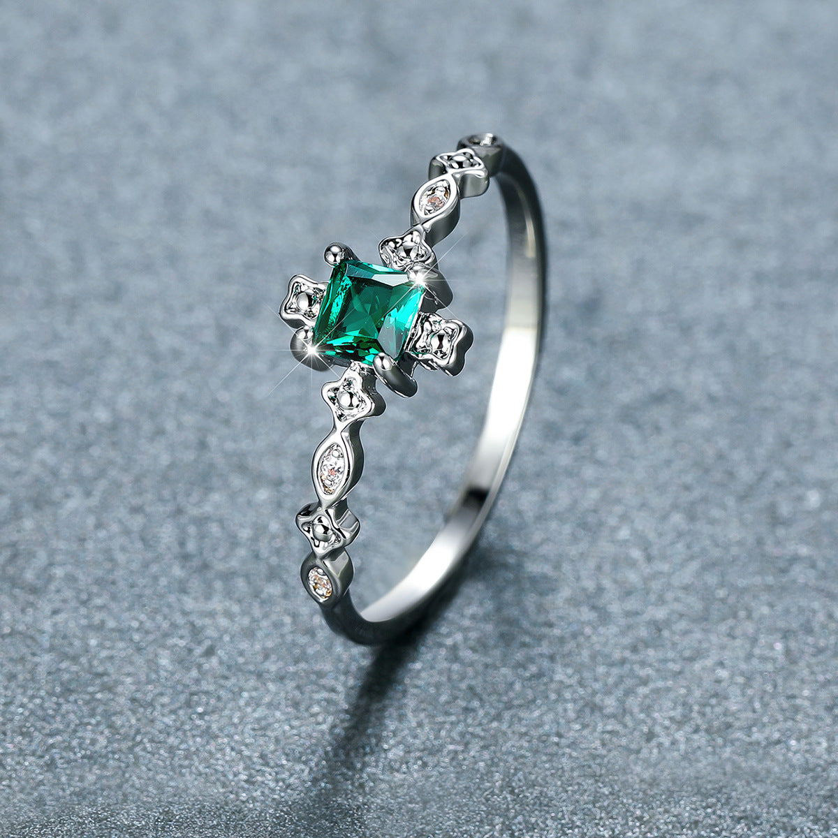 Luxury Blue Diamond Blend Ring