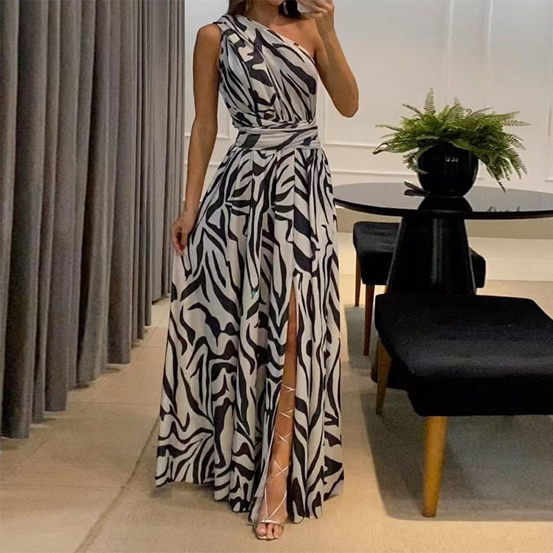 Summer Elegance One-Shoulder Dress