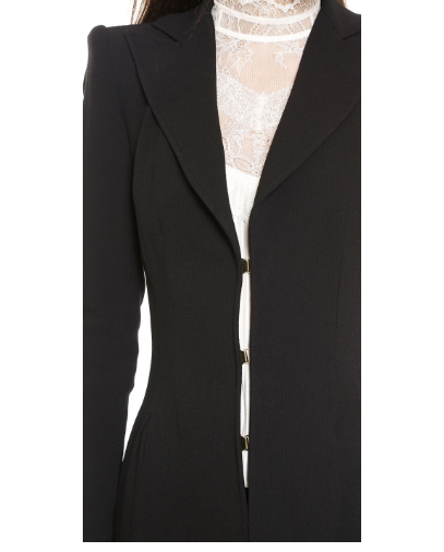 Elegant Tailored Wool Coat for Autumn
