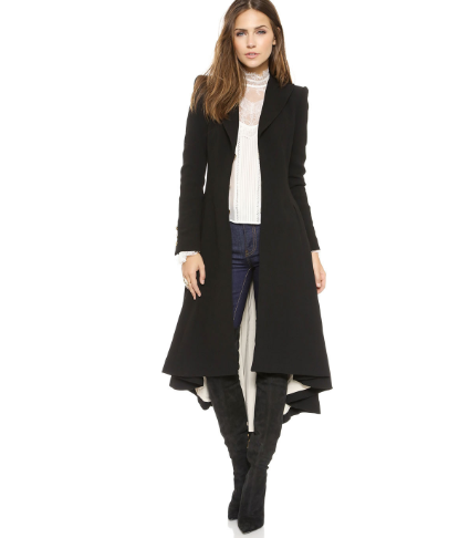Elegant Tailored Wool Coat for Autumn