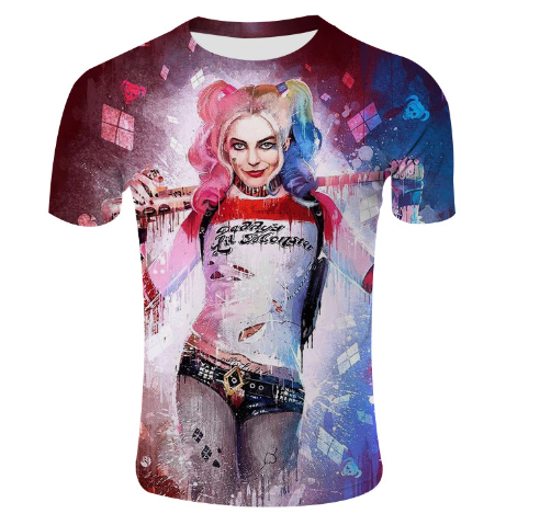 Film Theme Print Street Punk Men's T-Shirt