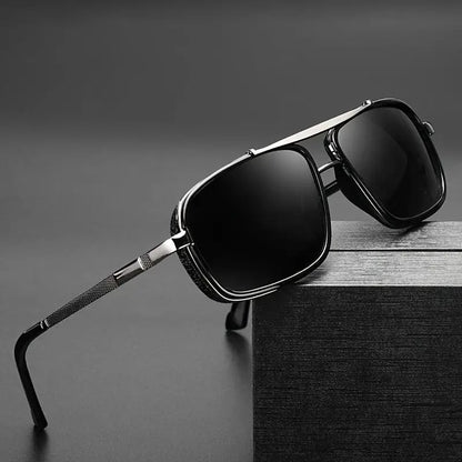 RetroShield Men's Polarized Sunglasses