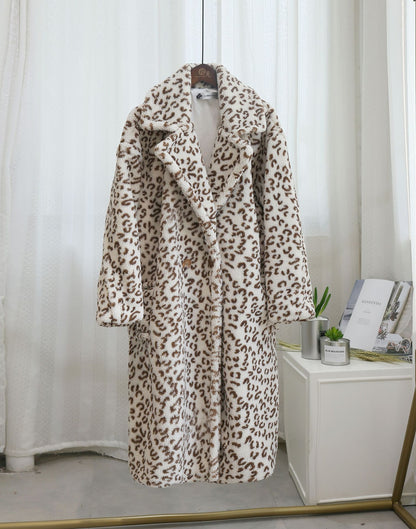Chic Shearling Loose Overcoat
