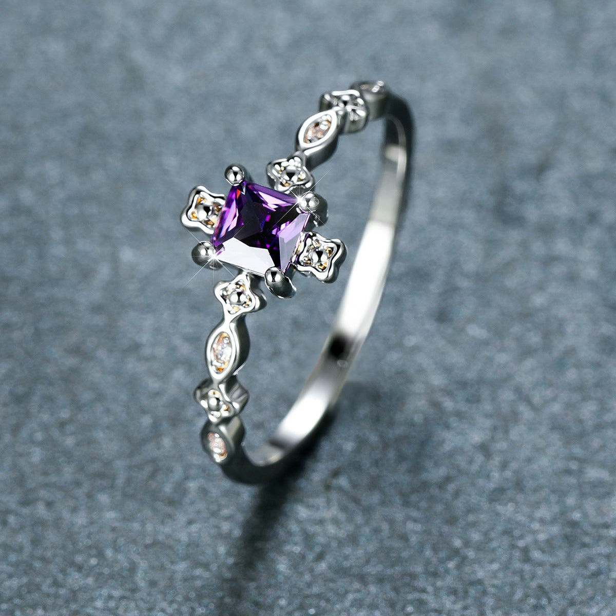 Luxury Blue Diamond Blend Ring