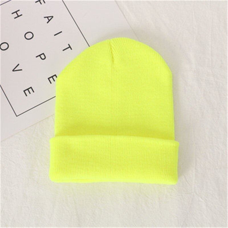 Knit Beanie for Fall and Winter in Candy Colors