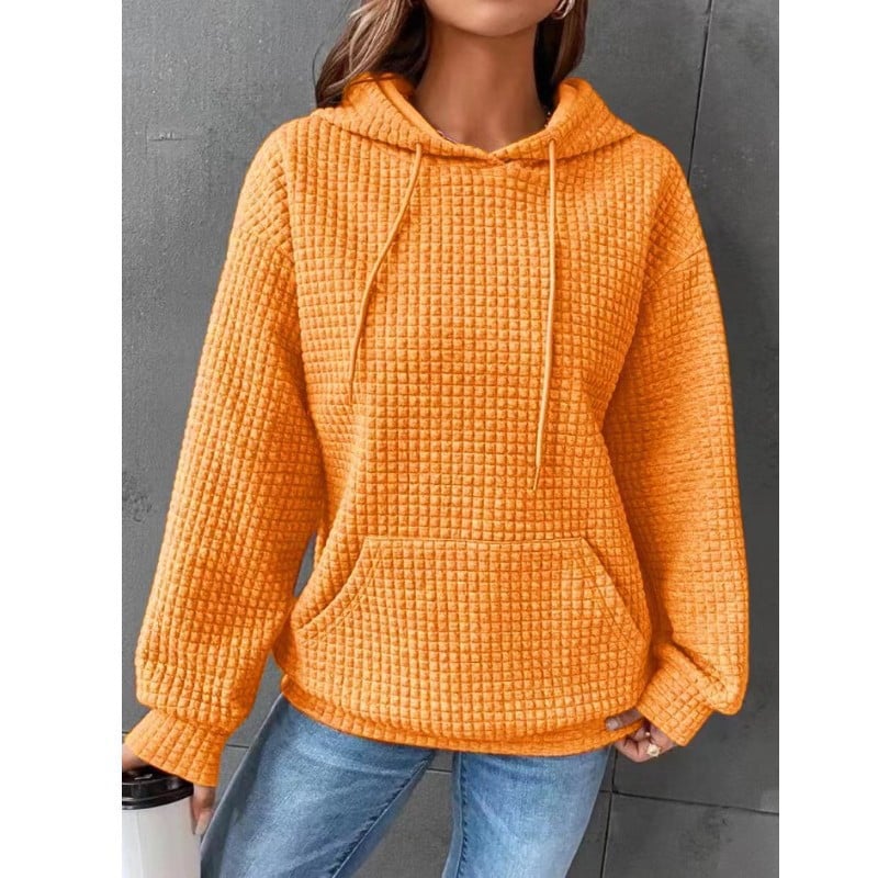 Ladies' Relaxed Solid Long-Sleeve Sweater