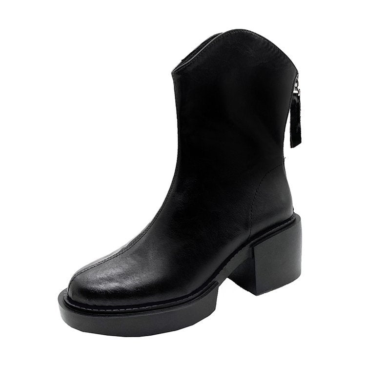 British Elegance Rear-Zip Boots