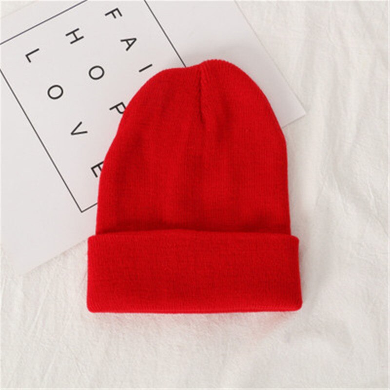Knit Beanie for Fall and Winter in Candy Colors