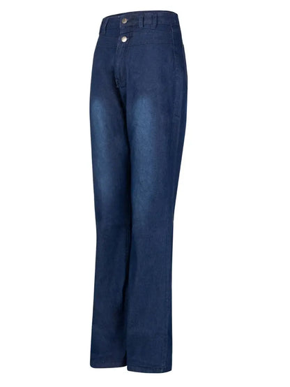 Women's High Waist Slim Fit Flared Boot Cut Jeans