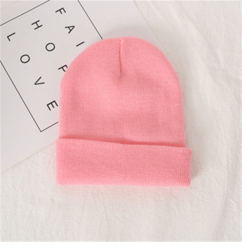 Knit Beanie for Fall and Winter in Candy Colors