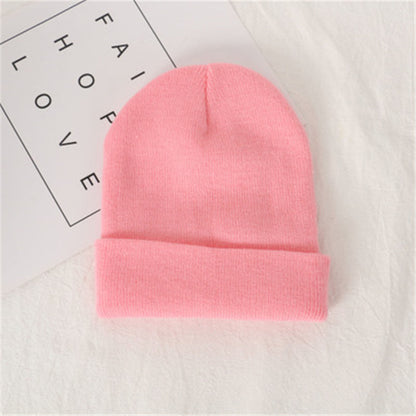 Knit Beanie for Fall and Winter in Candy Colors