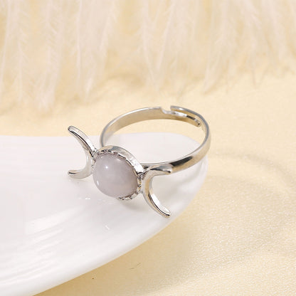 Vintage Elegance Natural Stone Ring