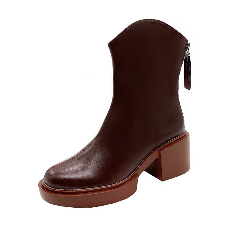 British Elegance Rear-Zip Boots