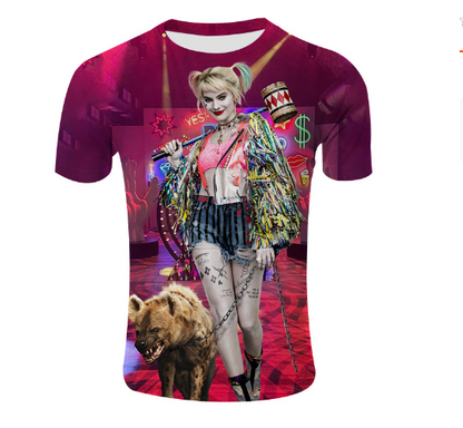 Film Theme Print Street Punk Men's T-Shirt