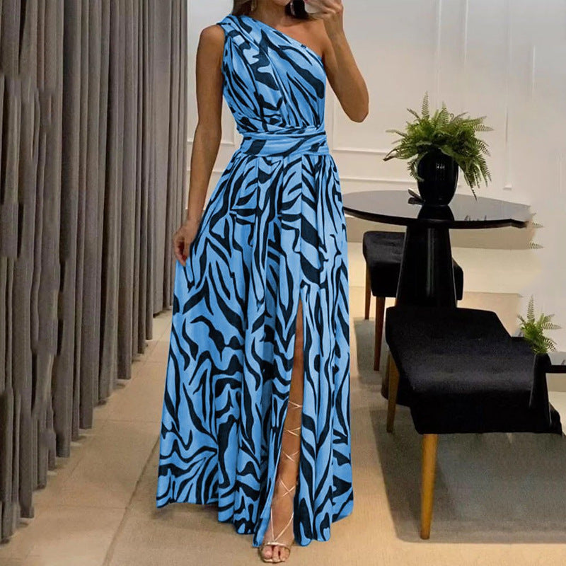 Summer Elegance One-Shoulder Dress