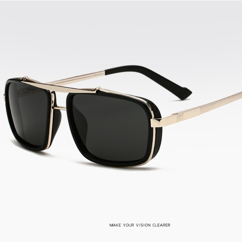 RetroShield Men's Polarized Sunglasses