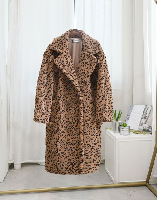 Chic Shearling Loose Overcoat