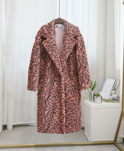 Chic Shearling Loose Overcoat