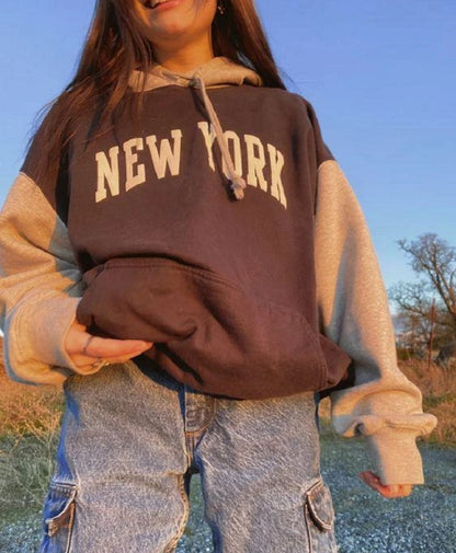 Urban Embroidered Hooded Sweatshirt