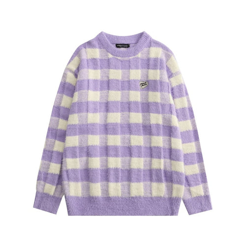 Dual-Tone Mink Fur Leisure Sweater