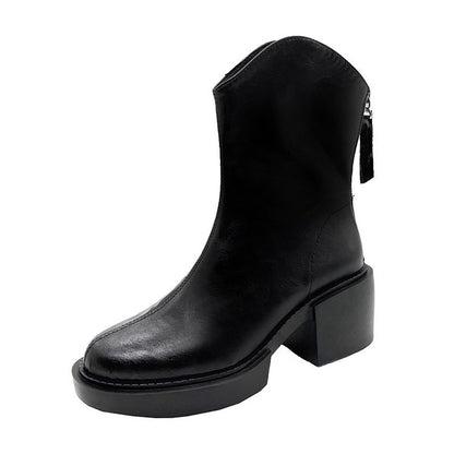 British Elegance Rear-Zip Boots