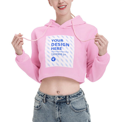 Cropped Cat Ear Sweatshirt for School Sports