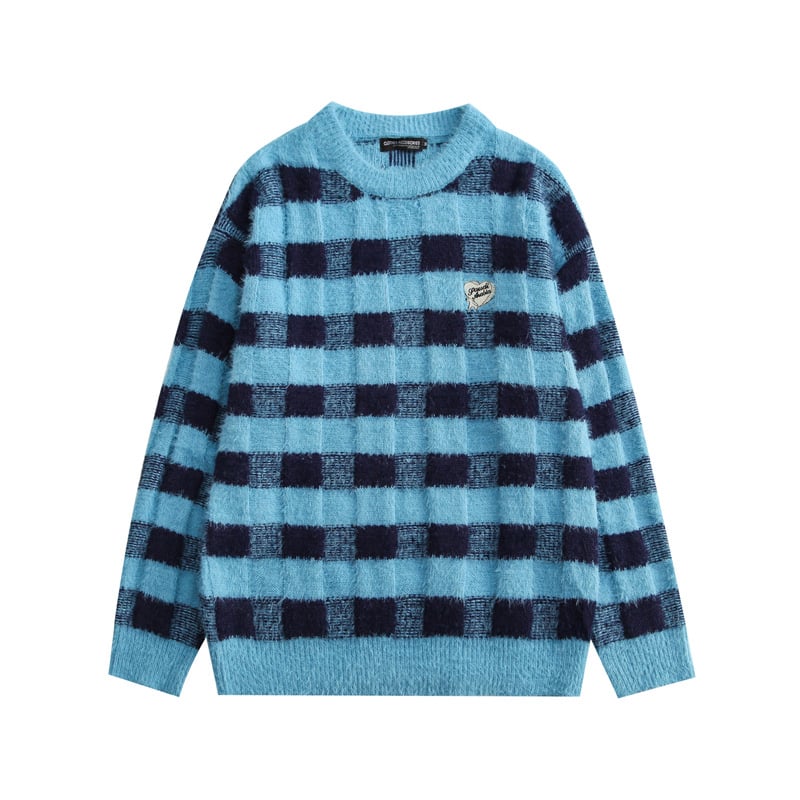 Dual-Tone Mink Fur Leisure Sweater