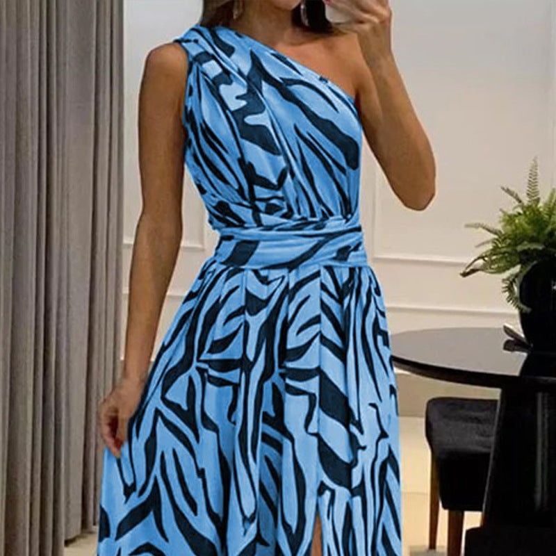 Summer Elegance One-Shoulder Dress