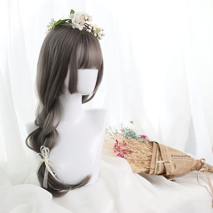 Sleek Black Straight Lolita Wig
