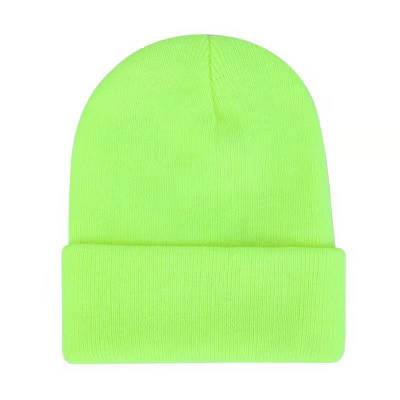 Knit Beanie for Fall and Winter in Candy Colors