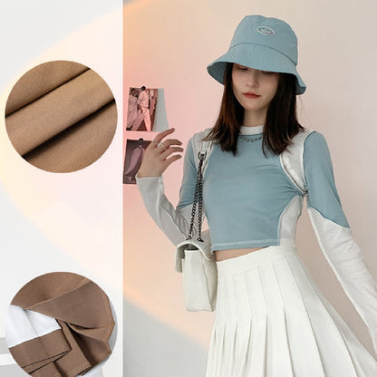 Japanese High Waist Pleated Summer Skirt for Women