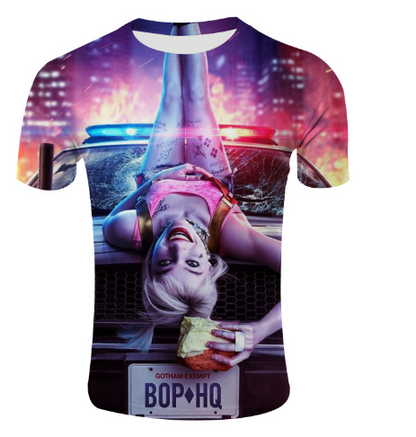 Film Theme Print Street Punk Men's T-Shirt