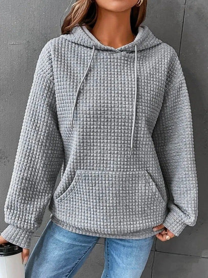 Ladies' Relaxed Solid Long-Sleeve Sweater